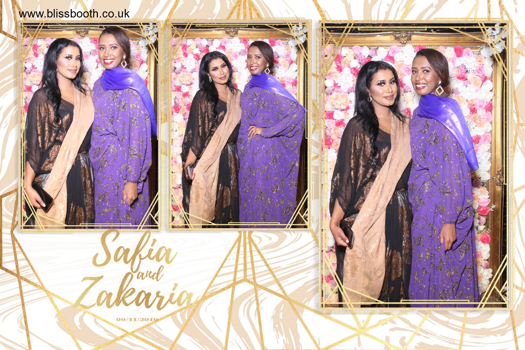 Safia & Zakaria | View more photos from the event at gallery.blissbooth.co.uk/u/BlissBooth/Safia-Zakaria